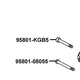 95801-KGB5-C01 BOLT TORX M8*60 — diagram cutout