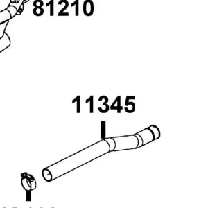 11345-LDC8-E10 DUCT L COVER — diagram cutout