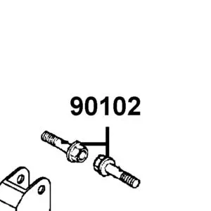 90102-GLE0-C00 BOLT HINGE PIVOT — diagram cutout