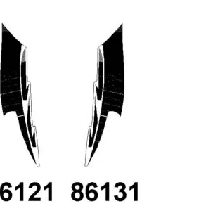 86131-LDC8-E90-T02 STRIPE L FR COVER — diagram cutout
