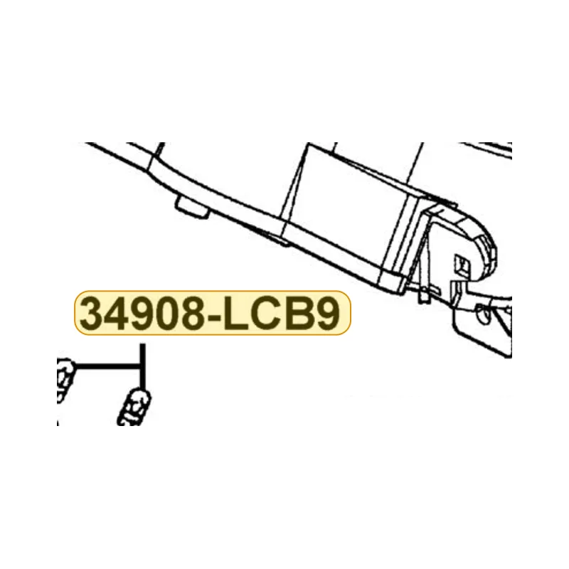 34908-LCB9-C10 BULB WEDGE BASE T10 12V 1.7W — diagram cutout