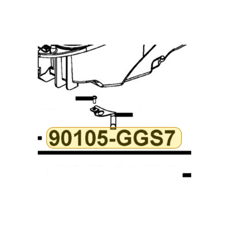 90105-GGS7-001 PIN HINGE — diagram cutout