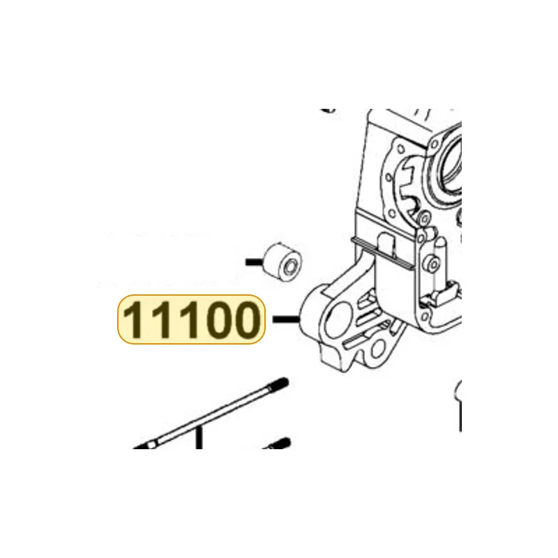 11100-LFC2-E10 CRANK CASE COMP RIGHT — diagram cutout