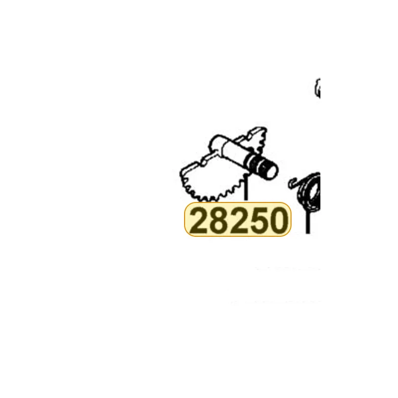 28250-LEJ2-E10 "SPINDLE COMP, KICK STARTER" — diagram cutout