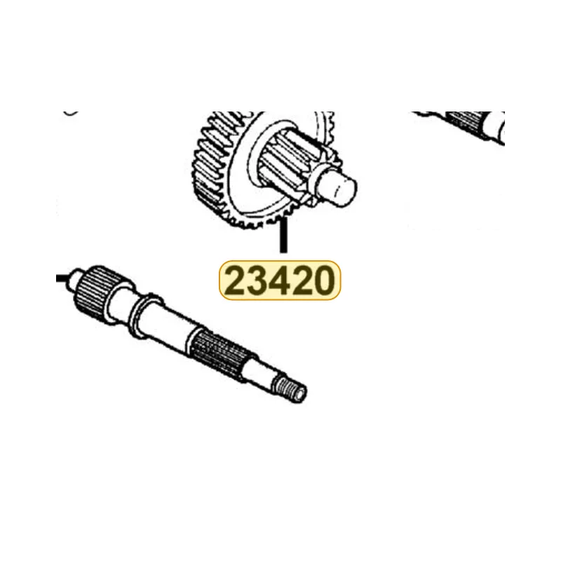 23420-LCD2-C00 SHAFT COMP COUNTER — diagram cutout