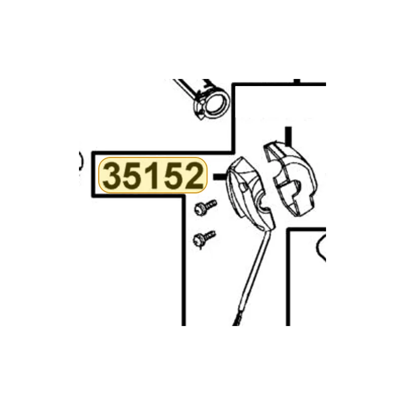 35152-LGB5-E10 RR CASE RH HNDL COMP SW — diagram cutout