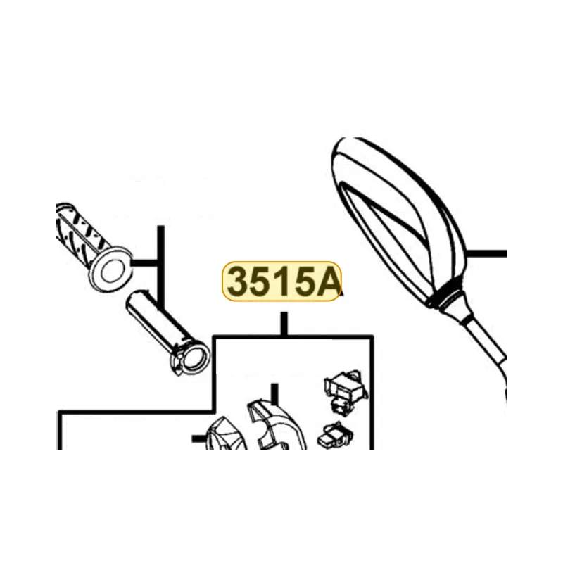 3515A-LGB5-E10 SW ASSY RH HANDLE COMP — diagram cutout
