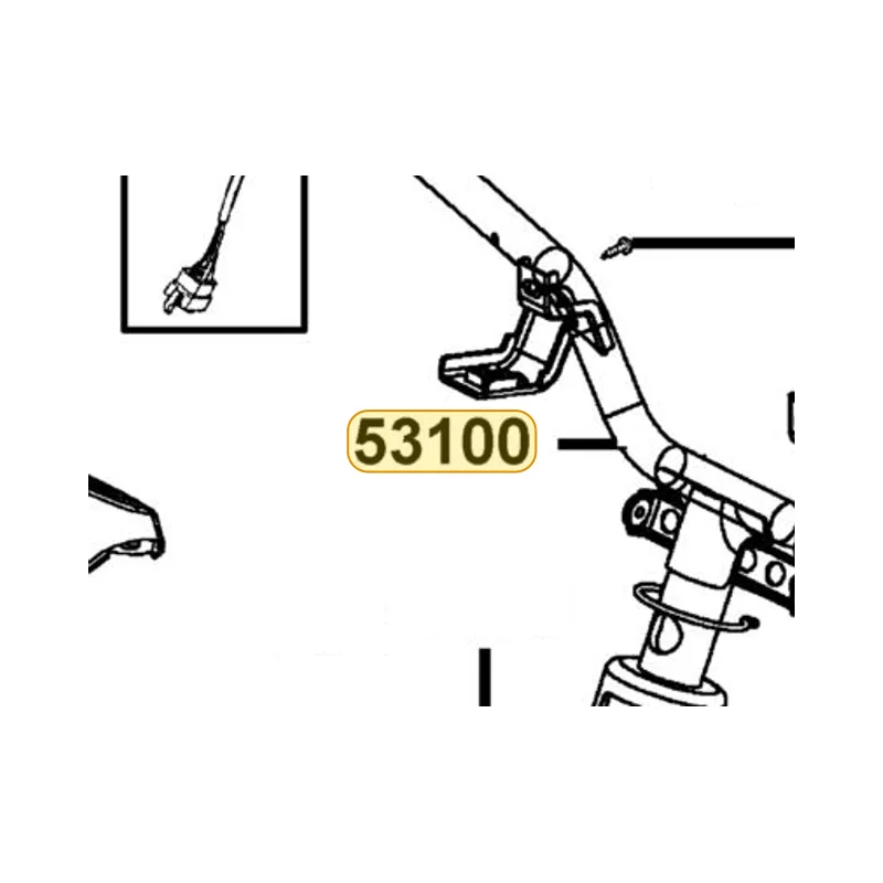 53100-LFC2-E10 HANDLE COMP STRG — diagram cutout