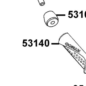 53140-LEJ2-E10 GRIP COMP THROT — diagram cutout