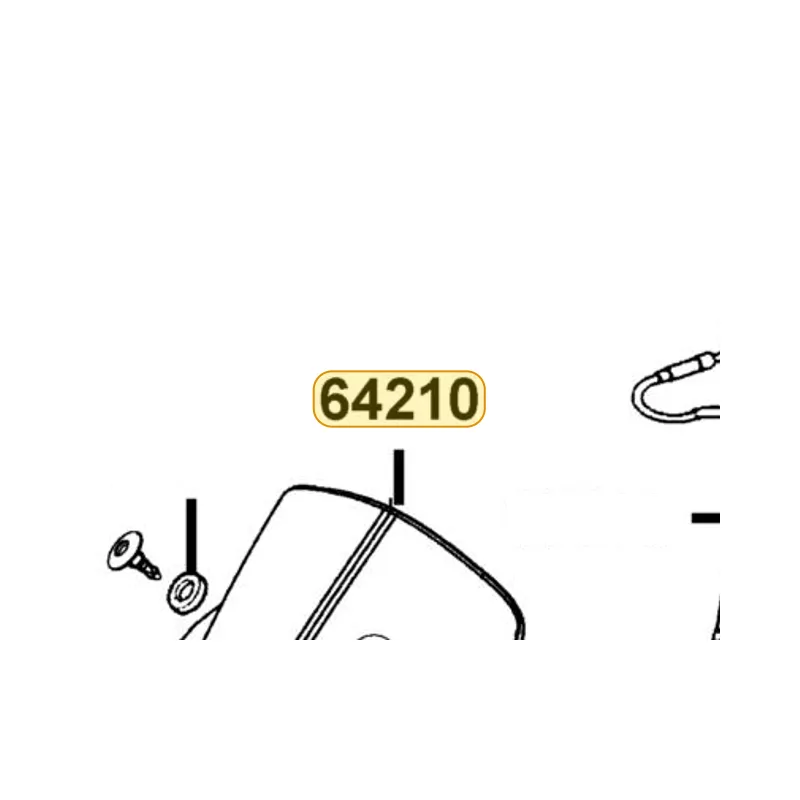 64210-LFC2-E10 ASSY METER VISOR — diagram cutout
