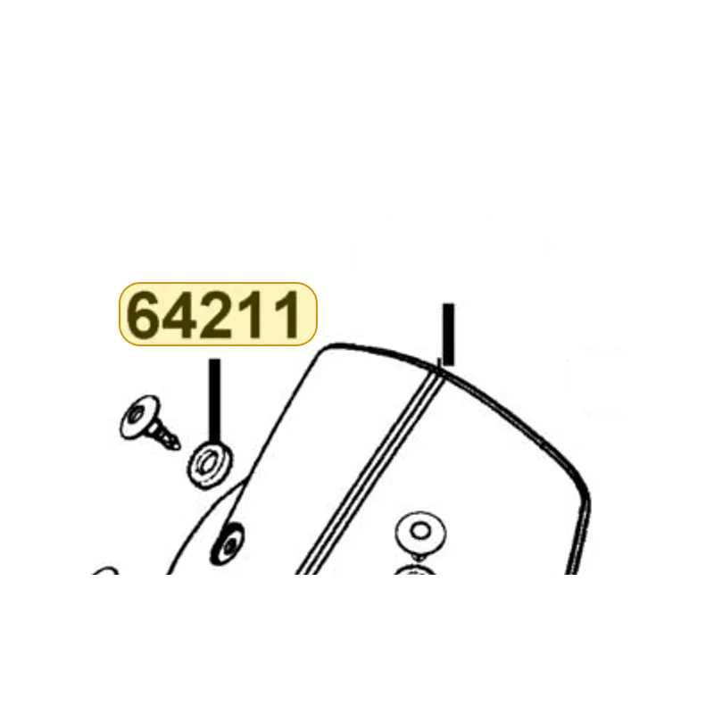 64211-LFC2-E10 SPONGE VISOR — diagram cutout