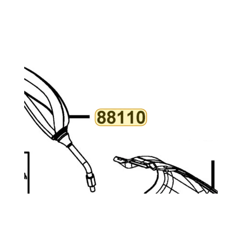 88110-LEB5-C11-NEP MIRROR ASSY R BACK — diagram cutout