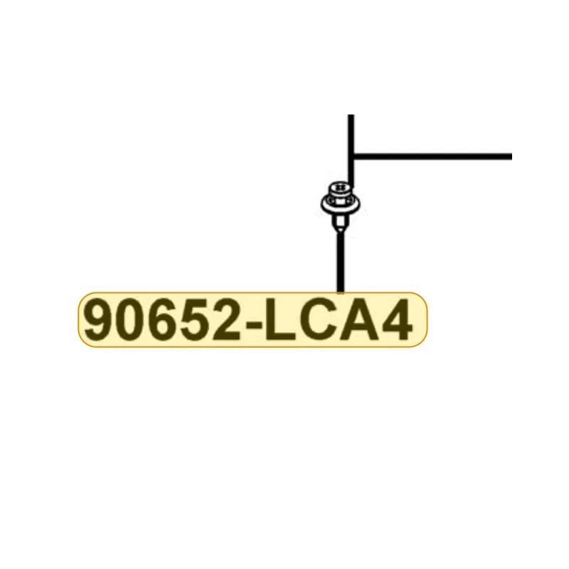 90652-LCA4-C10 CLIP MUDGUARD — diagram cutout