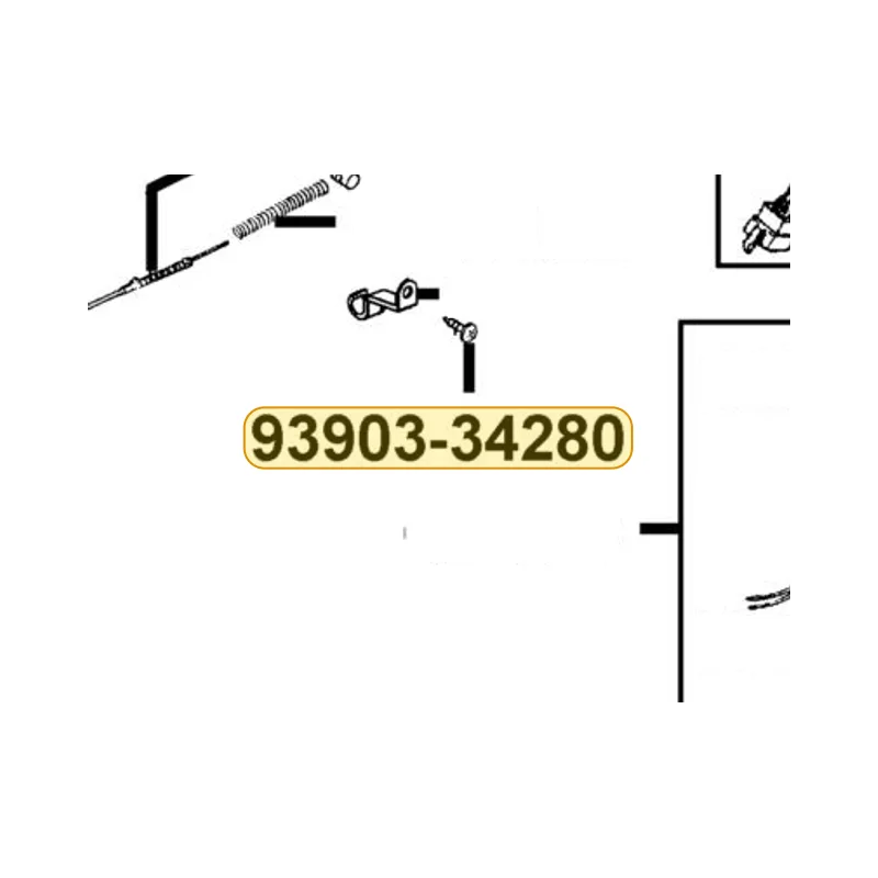 93903-34280 SCREW TAPPING 4*10 — diagram cutout