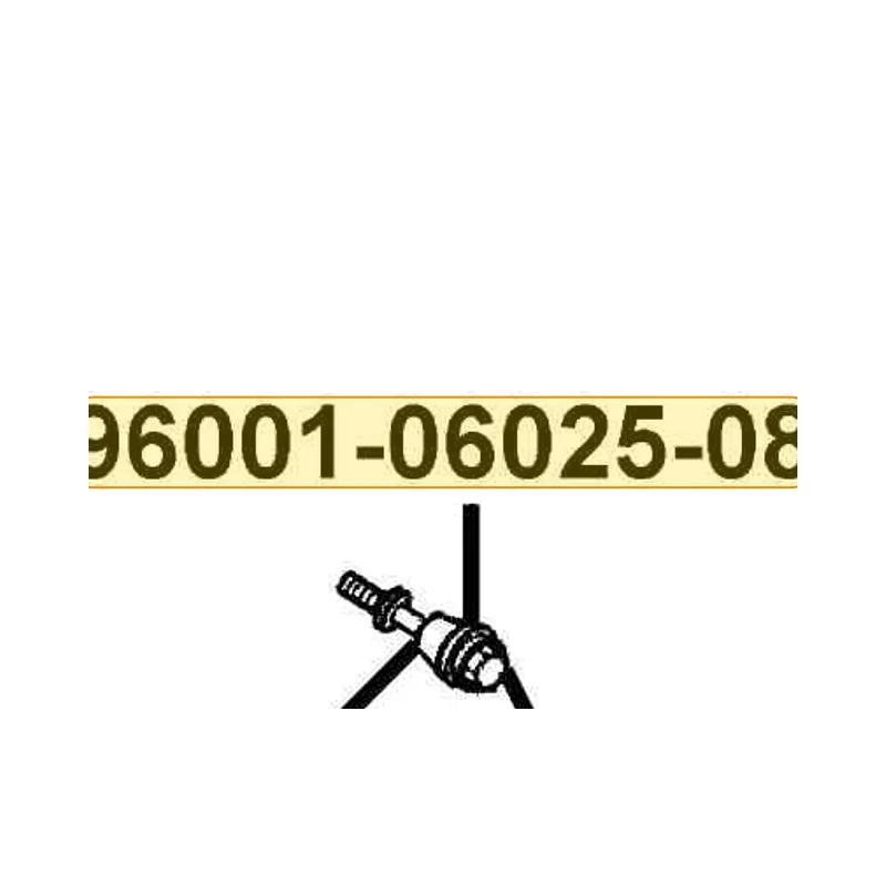 96001-06025-06 BOLT FLANGE SH 6*25 — diagram cutout