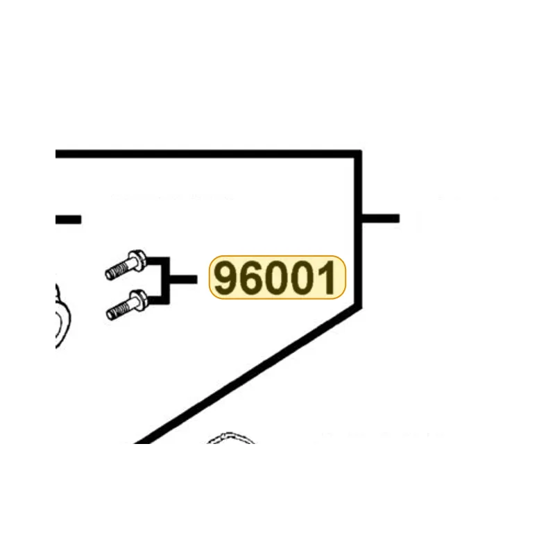 96001-06025-00 BOLT FLANGE SH 6*25 — diagram cutout