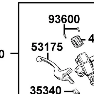 53175-KXBX-E00 LEVER R STRG HNDL — diagram cutout