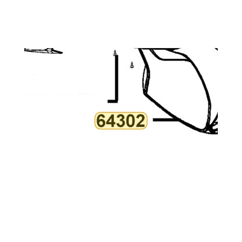 64302-LFC2-E10-N1R MOLD FRONT — diagram cutout