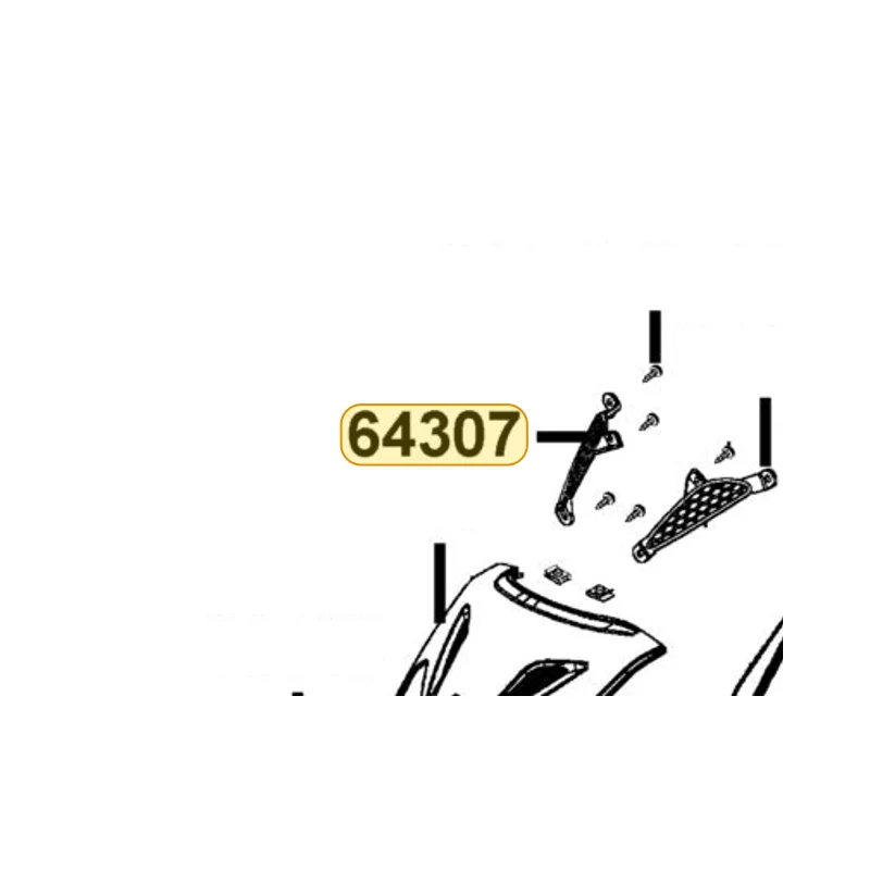 64307-LFC2-E10-N1R GRILLE R FR MOLDING — diagram cutout
