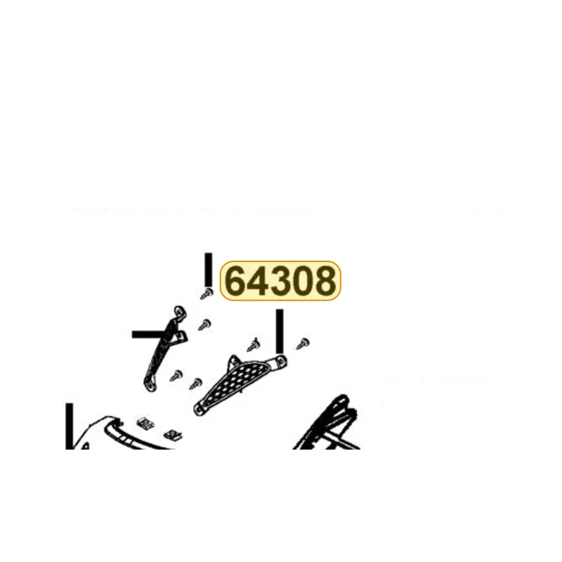64308-LFC2-E10-N1R GRILLE L FR MOLDING — diagram cutout