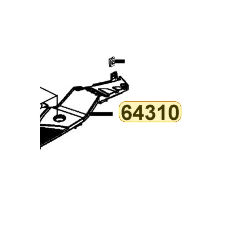 64310-LFC2-E11-N1R FLOOR PANEL — diagram cutout