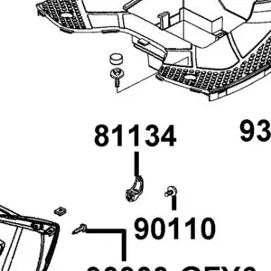 81134-KGBG-C00 HOOK LUGGAGE — diagram cutout