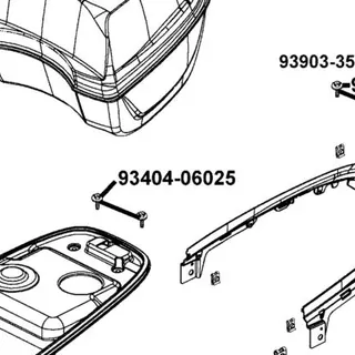 93404-06025-07 BOLT WASH 6*25 (K) — diagram cutout