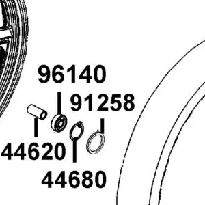 91258-4L10-007 DUST SEAL 40*50*5 — diagram cutout
