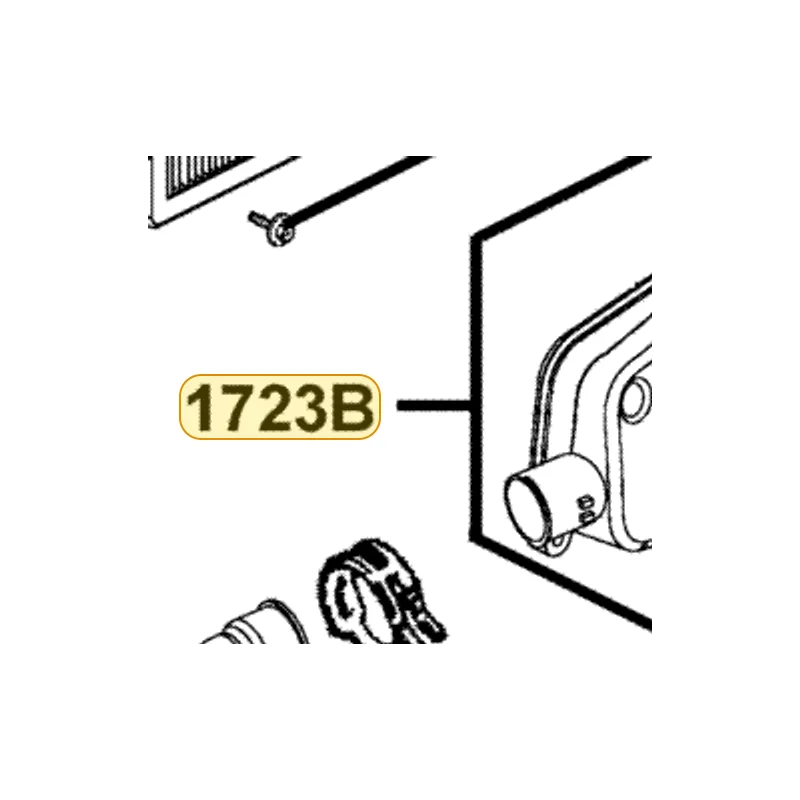 1723B-LCD2-E00 COVER ASSY AIR/C — diagram cutout