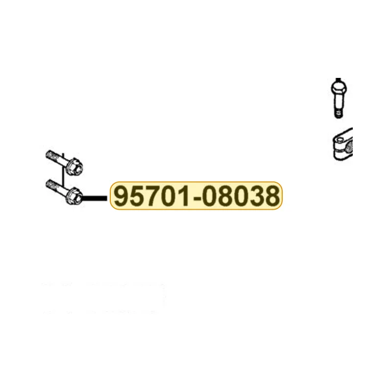 95701-08038-08 BOLT FLANGE 8*38 (C) — diagram cutout