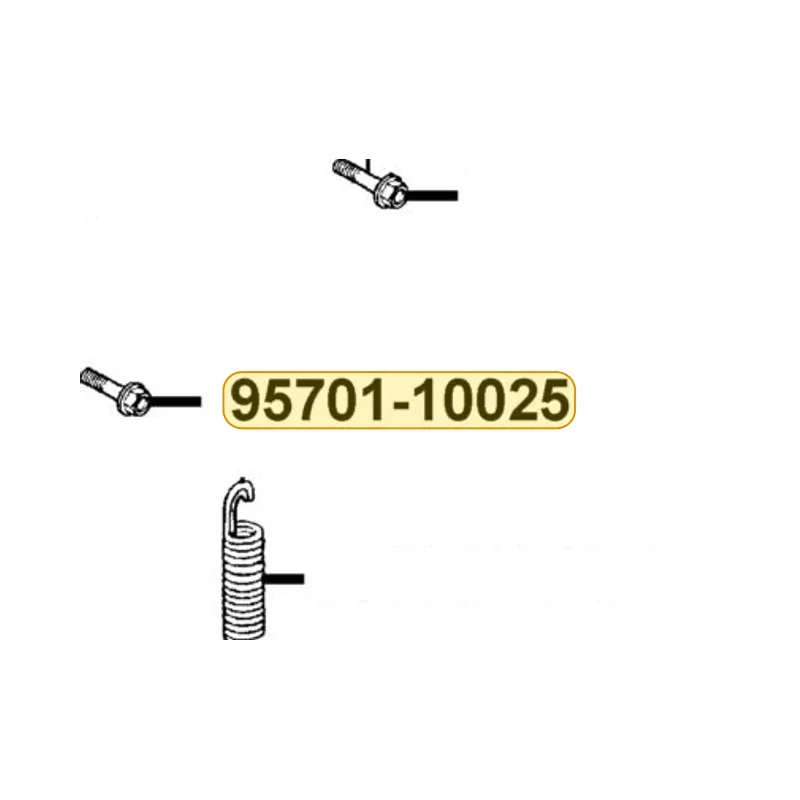 95701-10025-08 BOLT FLANGE 10*25 — diagram cutout