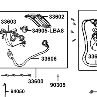 34905-LBA8-E80 BULB RR WINKER — diagram cutout