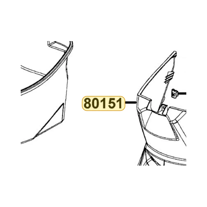 80151-LCB9-C10 COVER CENTER — diagram cutout