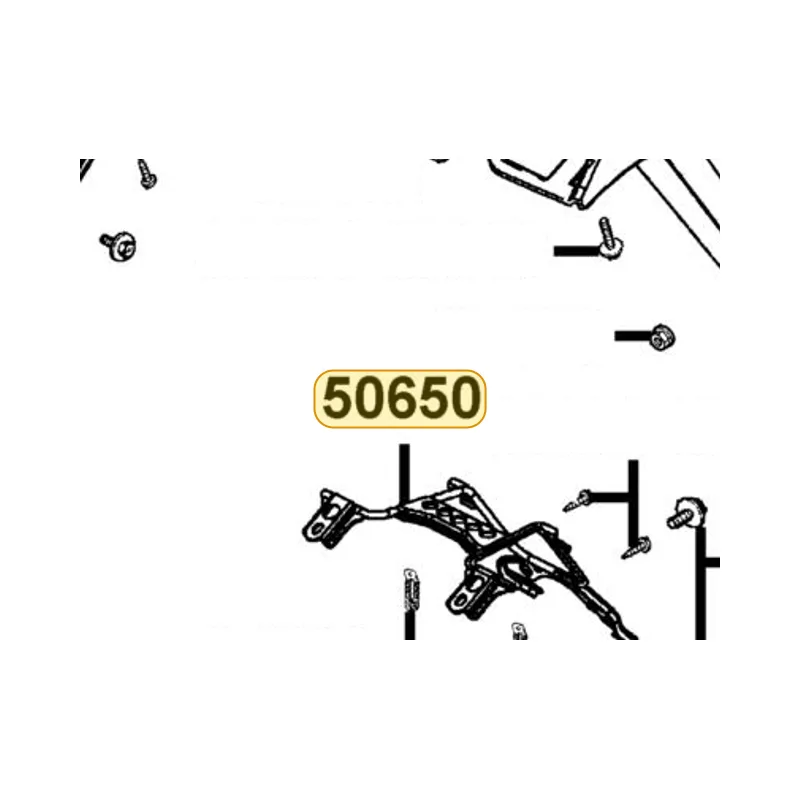 50650-LFC2-E10 "STAY RR., FENDER" — diagram cutout