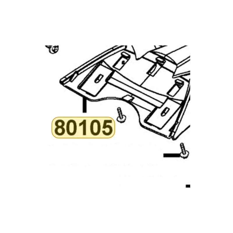 80105-LFC2-E10-N1R FENDER REAR — diagram cutout