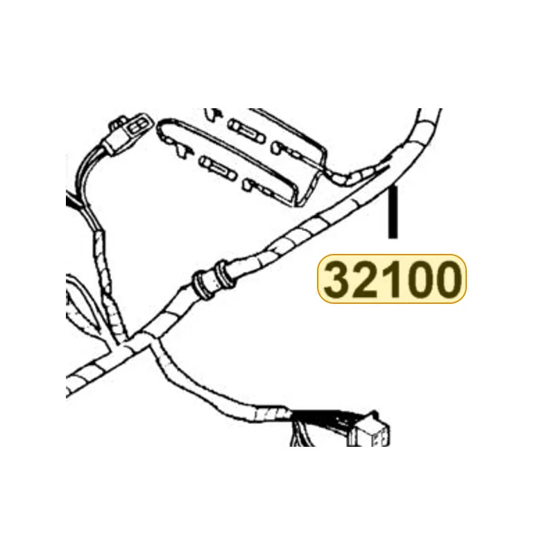 32100-LFC2-E10 HARNESS WIRE — diagram cutout