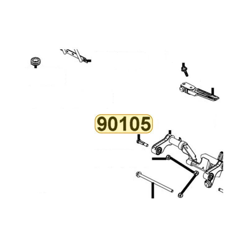 90105-LEJ2-E10 SQUARE BOLT/320MM — diagram cutout