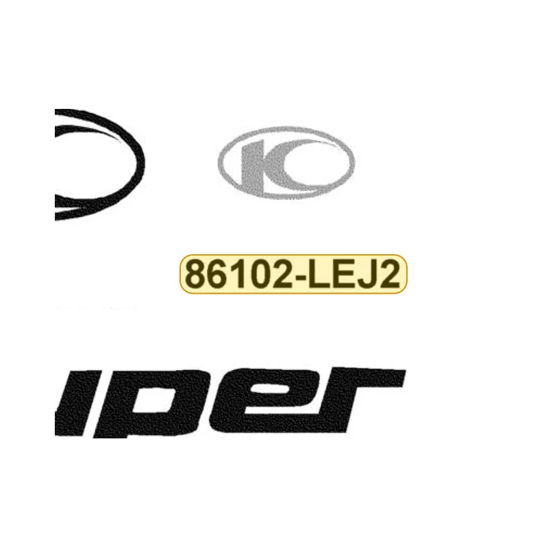 86102-LEJ2-E00-T01 MARK KYMCO — diagram cutout