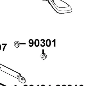 90301-6D34-C00 NUT FLANGE 6MM(C) — diagram cutout