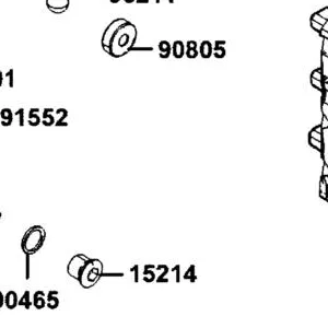15214-PUA5-E00 PLUG SCREW COMPRESSION SPRING — diagram cutout