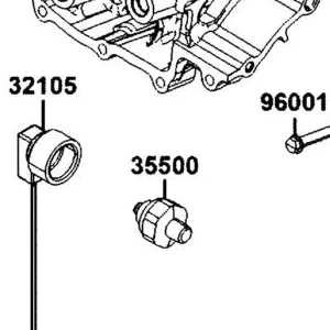 35500-LGC6-E00 SW ASSY. OIL PRESSURE — diagram cutout
