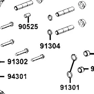 91304-LFA7-E00 O-RING 9.4*2.4 — diagram cutout