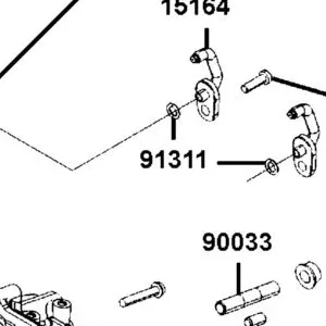 91311-PRA1-E00 O-RING 5.4X2.4 (FOR OIL PIPE) — diagram cutout