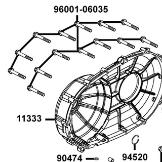 96001-06035-06 BOLT FLANGE SH 6*35 — diagram cutout
