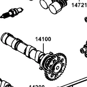14100-LGC6-E00 CAMSHAFT COMP INLET — diagram cutout