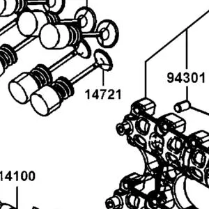 14721-LGC6-E00 VALVE. EXHAUST — diagram cutout