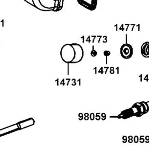 14781-LGC6-C00 COTTER VALVE — diagram cutout