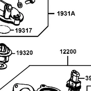 19320-KED9-90A THERMOSTAT — diagram cutout