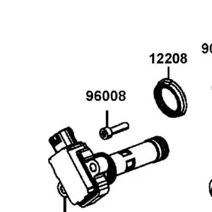 96008-PRA1-E00 BOLT M6*25 — diagram cutout