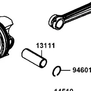 13111-LGC6-E00 PIN PISTON — diagram cutout